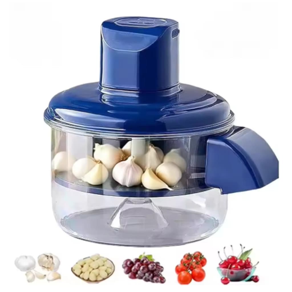 Descascador Elétrico Automatico Portátil 127/220V Cozinha Descascar Alho Uvas Frutas Tomate Legumes