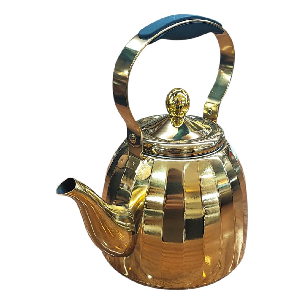 Chaleira Dourada Inox 1,5L com Filtro de Chá