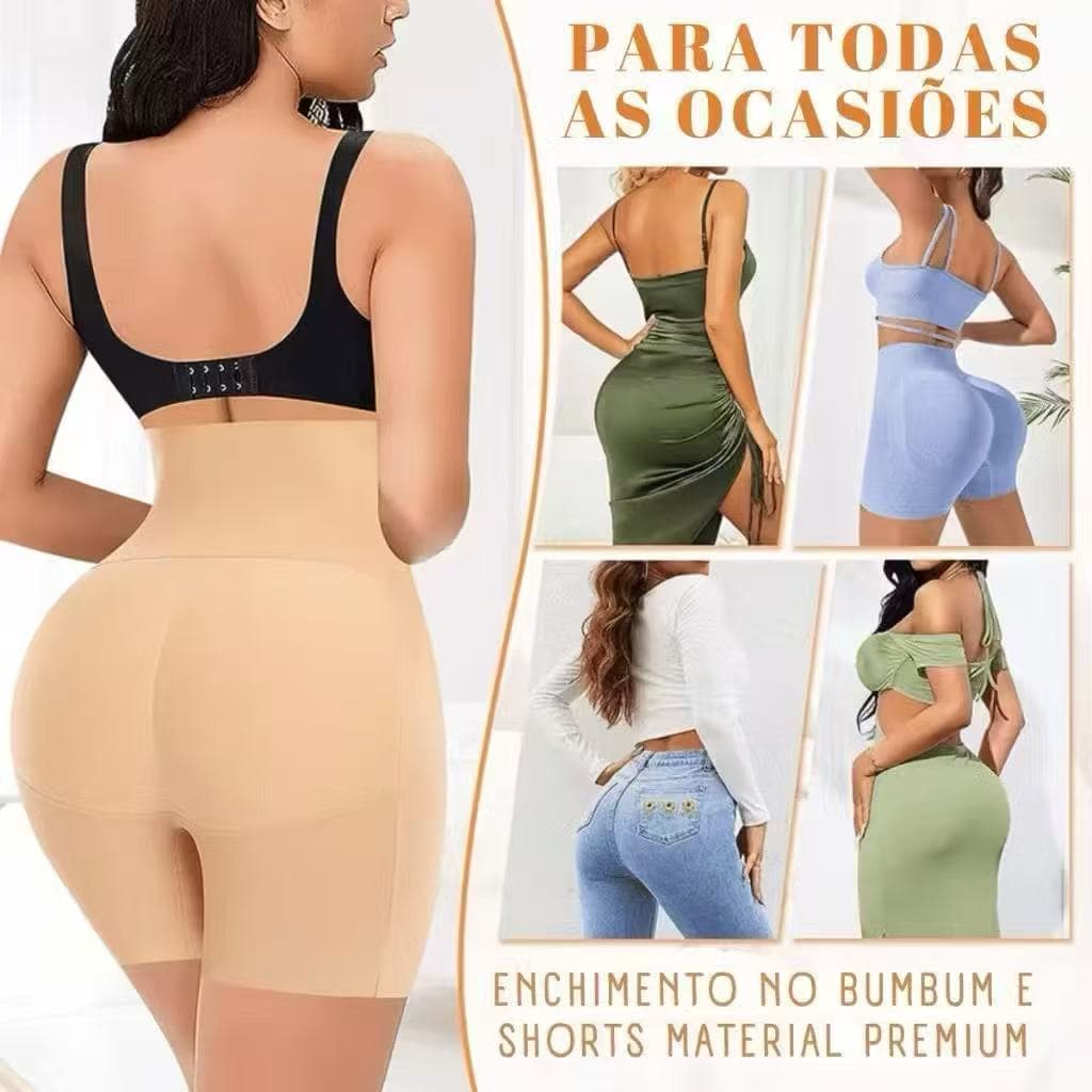 Calcinha Short Levanta Bumbum Aumenta - Enchimento Bunda