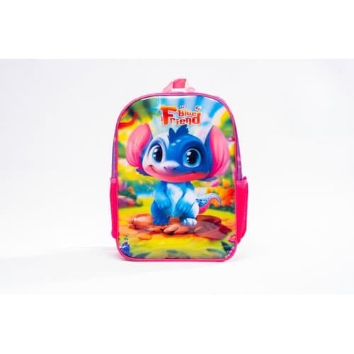 Mochila Infantil Escolar Confortavel Divertida Colorida Estampada Cruza-costas Ajustavel