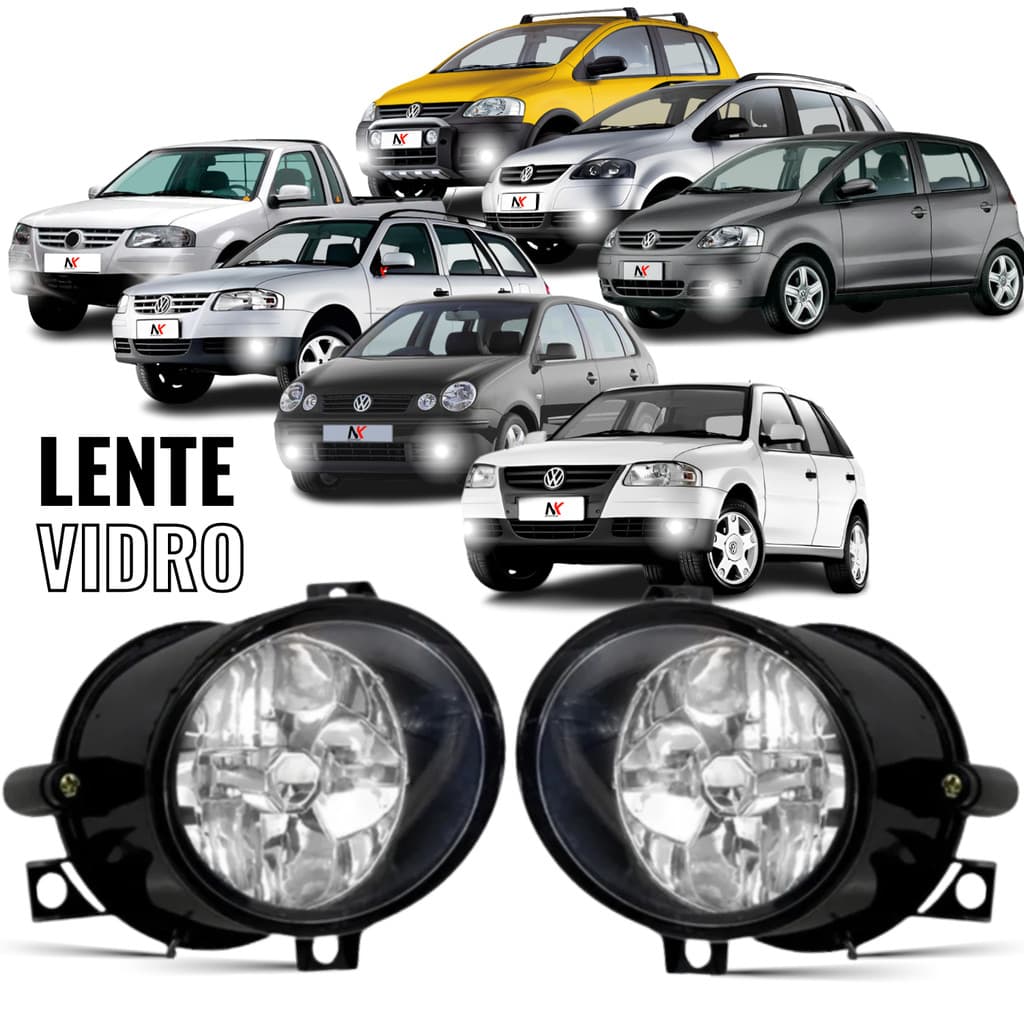 Par/Un Farol Milha Gol Parati Saveiro G4 Polo Fox Spacefox Crossfox Auxiliar