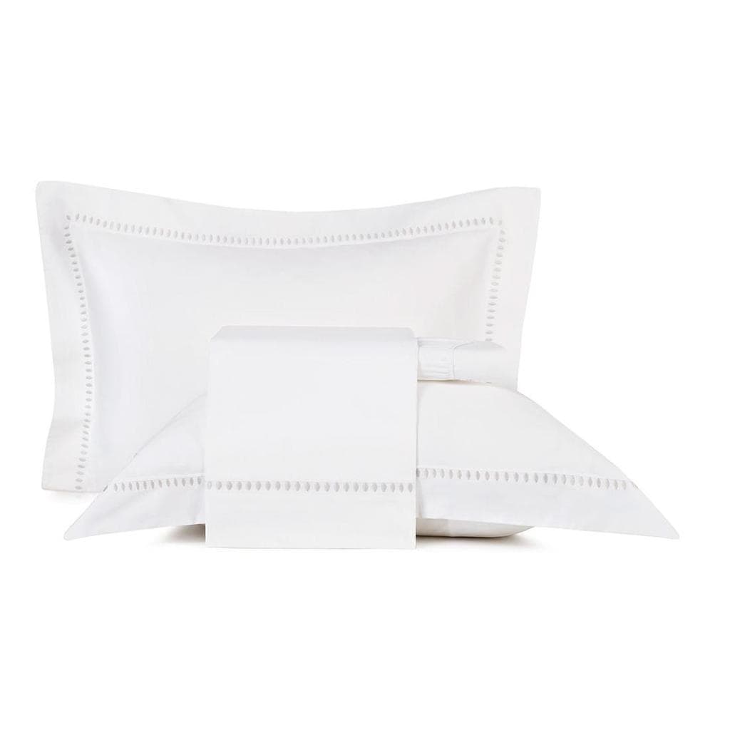 Jogo de Cama Casal Altenburg Bordados em Cetim 300 Fios Cerclê Cinza