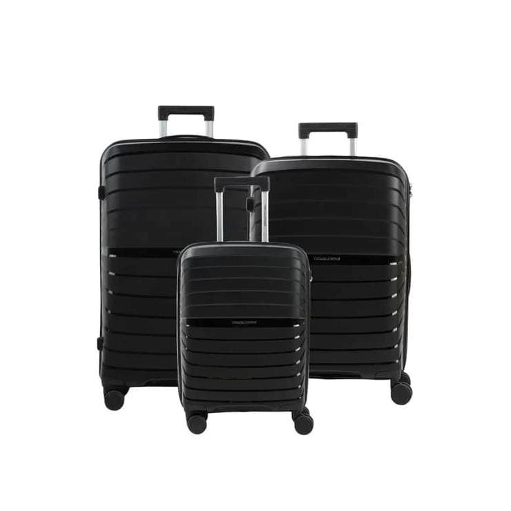 Kit Conjunto Mala Bagaggio Rover Polipropileno 360 Tsa Viagem G M P