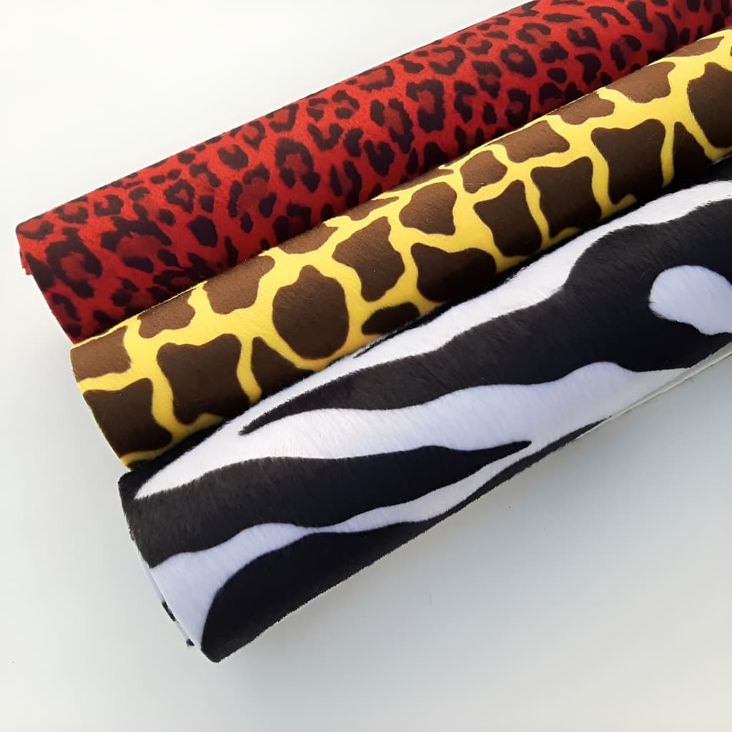 Pelúcia Velboa Estampado Pelo Baixo - 50 Cm X 1,50mt Largura