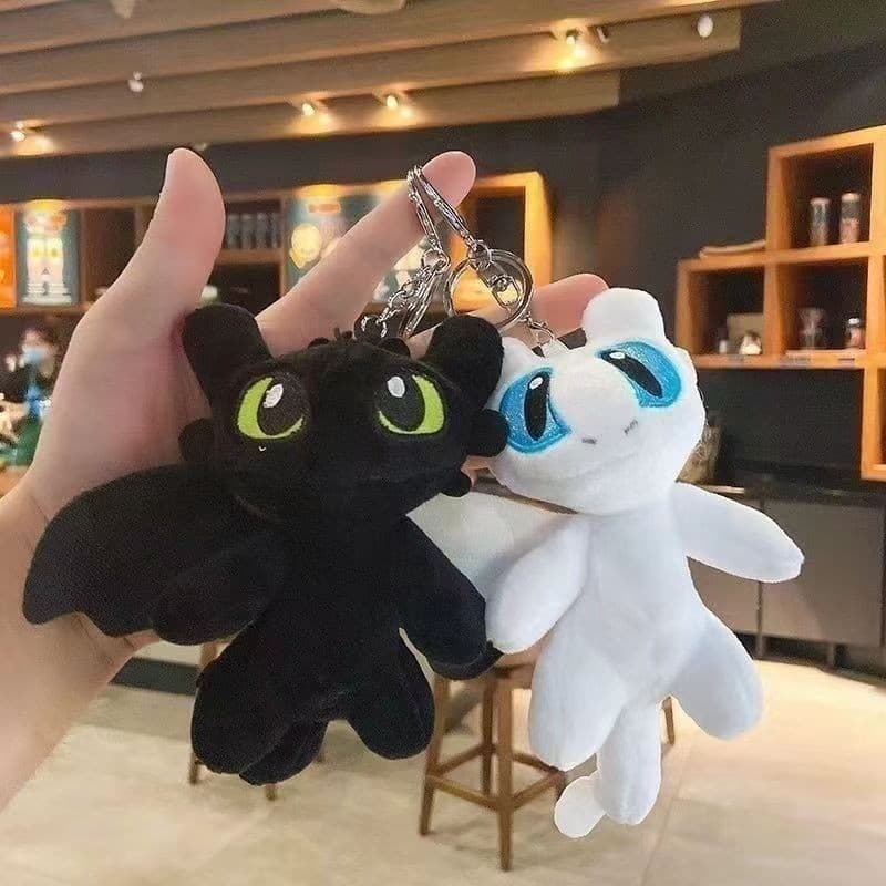 Macio Como Treinar Seu Dragão Keychian Presente Dos Desenhos Animados Boneca De Pelúcia Crianças Brinquedo Desdentado