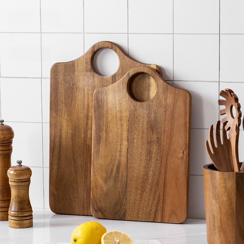 Tábua de corte de madeira antibacteriana Anti-mofo utensílios de cozinha cozinha cozinha dupla face placa de frutas