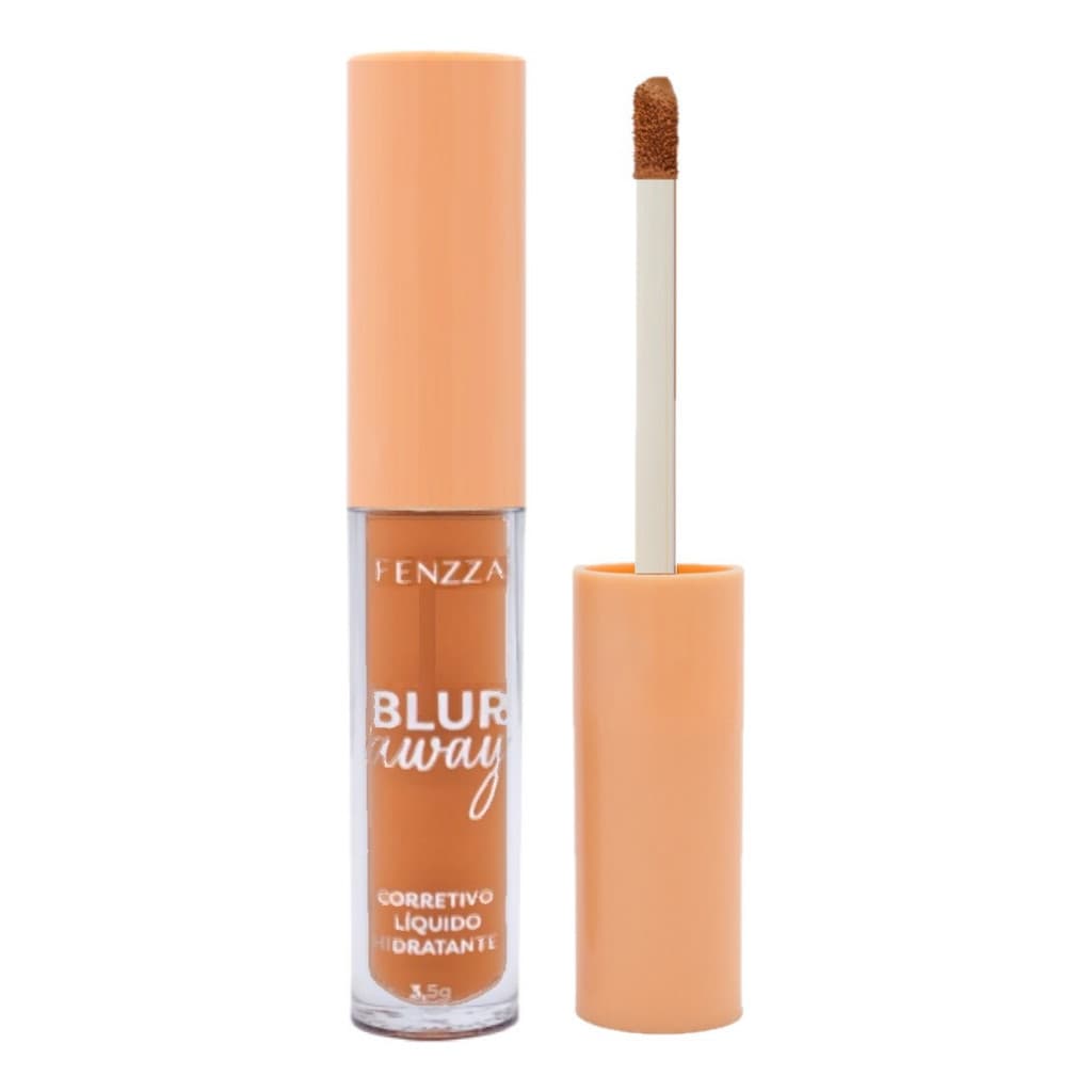 Corretivo Líquido Fenzza Blur Away Alta Cobertura Antibrilho Olhos Pele Imperfeições Maquiagem