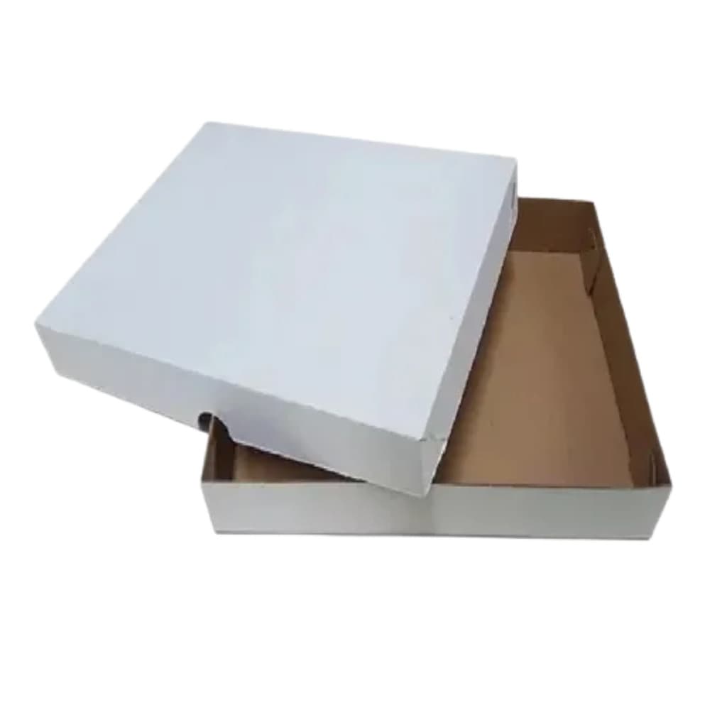 Kit 6,10 E 20 Caixas De Papelão Branco 25x25x05 Doces Salgados Pizza