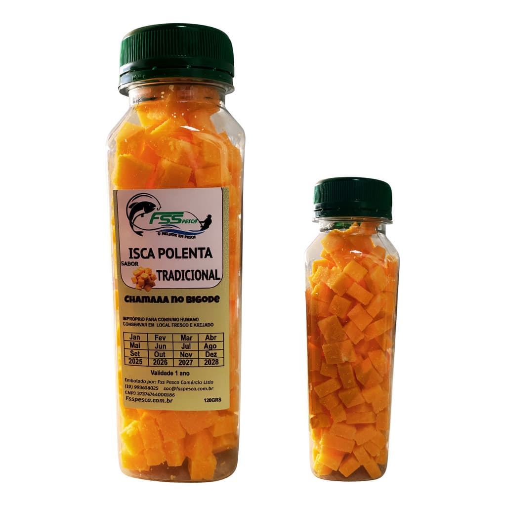 Isca Para Pesca Polentinha Polenta Fsspesca Matadeira