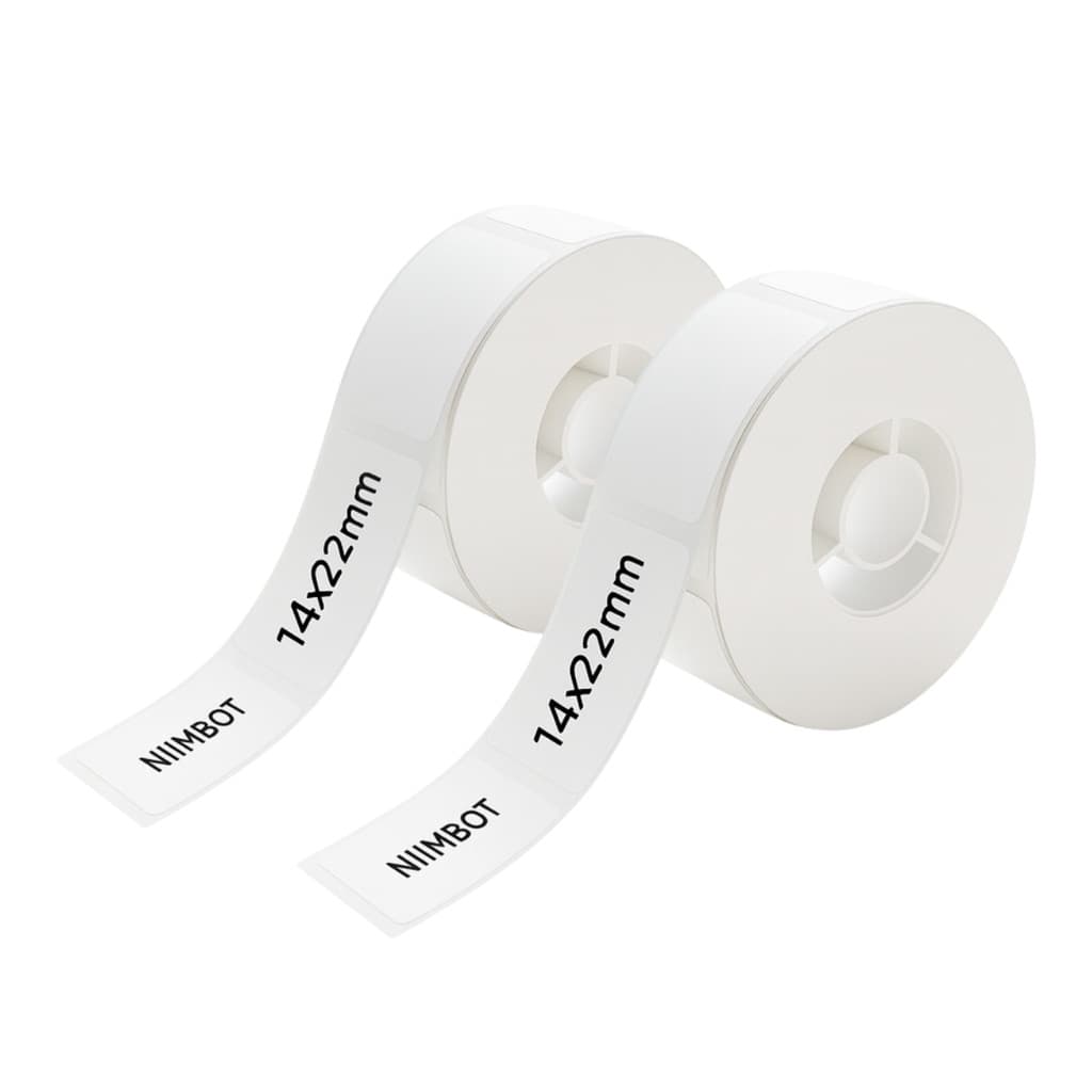 2 Rolos Papel Etiqueta Niimbot D110 D101 D11 14x22mm (500un)