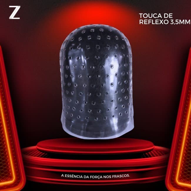 Touca De Cabelo Para Reflexos E Luzes  3.5mm Furada P Ou M ( Mfs 100% Alinhada )