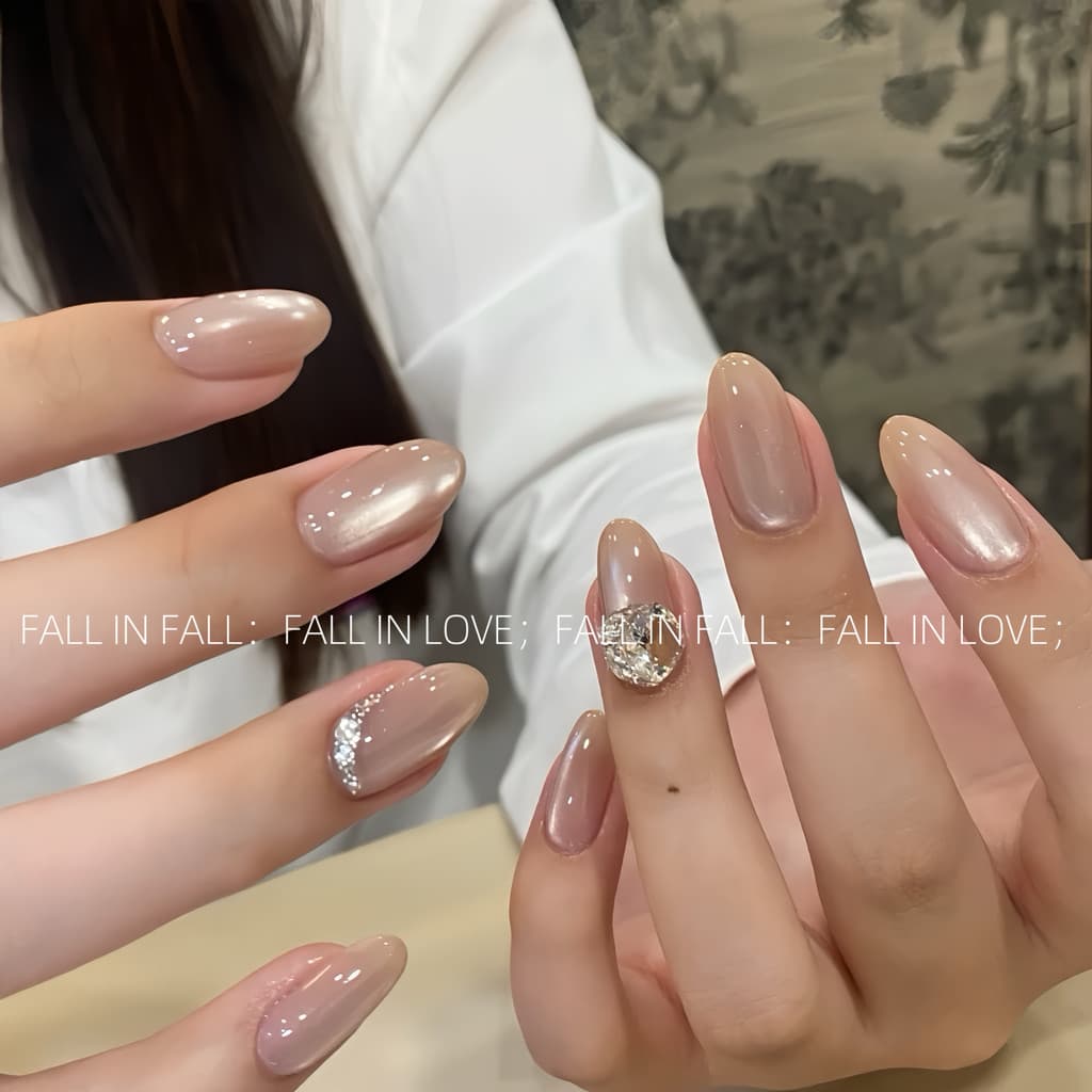 [Rock Candy Sweetheart] Contas de vidro transparentes de gelo Olho de gato Diamante quebrado Strobe piscando 2026 Novo e