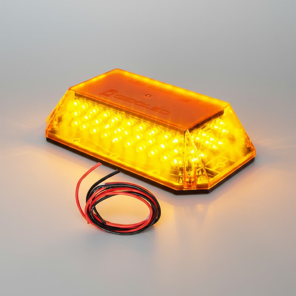 Giroflex Giroled Âmbar Parafuso Carro Moto Guincho
