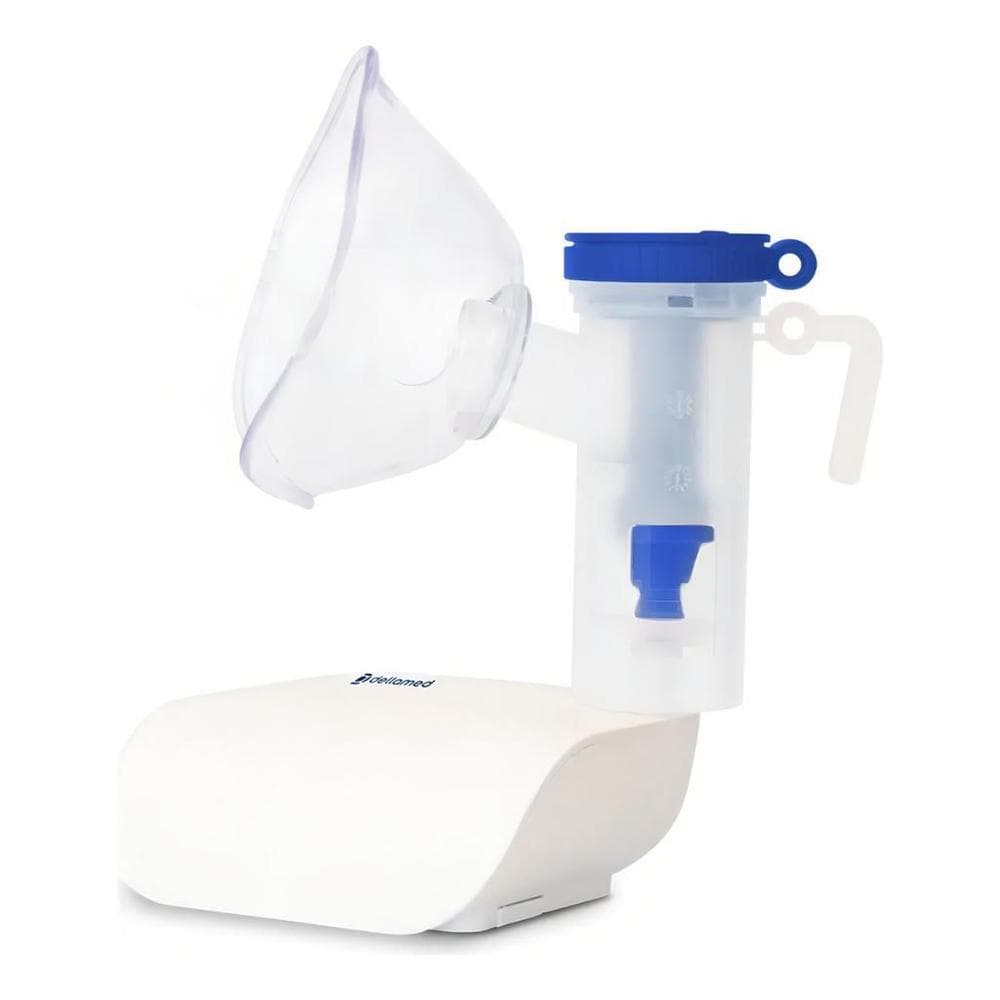 Nebulizador Inalador de Ar Comprimido Adulto e Infantil Dellamed