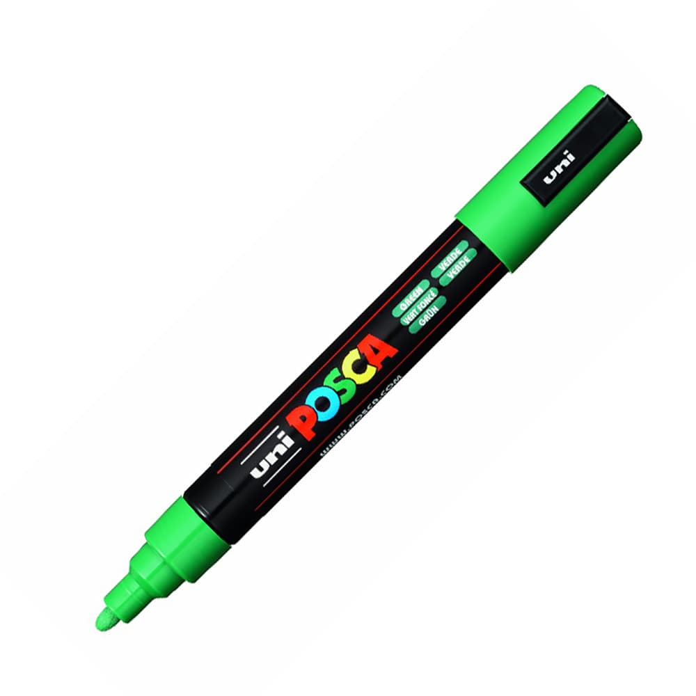 Caneta Uni Ball Posca PC-5M Verde