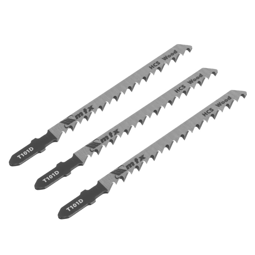 LAMINA PARA SERRA TICO-TICO, ACO CARBONO, ENCAIXE BOSCH, T101D, 75 X 4MM, 3PCS // MTX