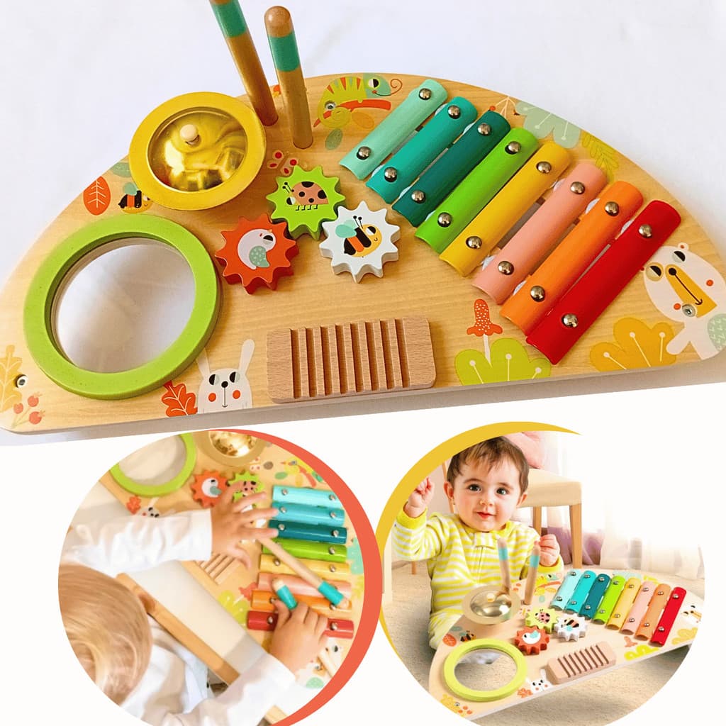 Brinquedo Educativo Bebe Mesa Musical Atividade 5em1 Premium