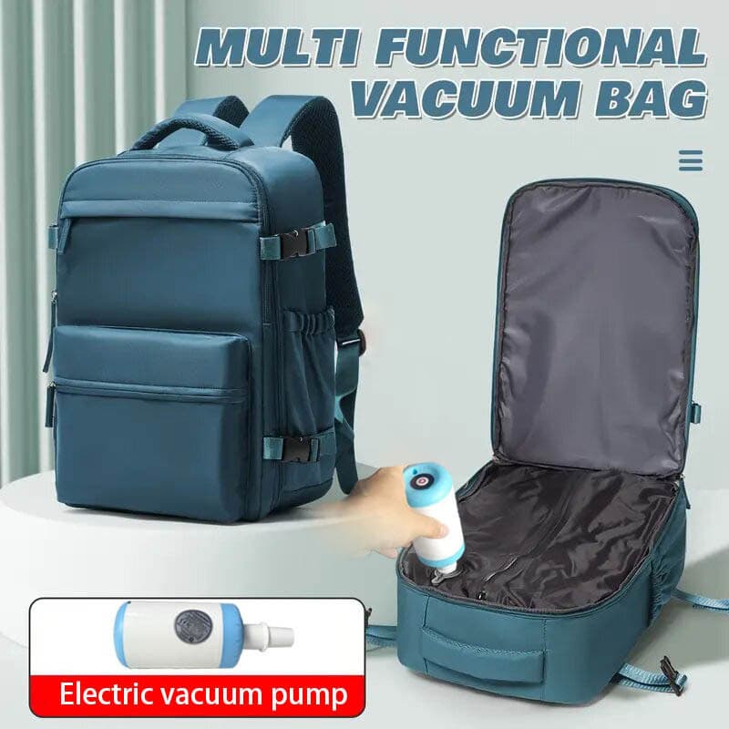 Mochila de Compressão a Vácuo, Minimalista Unissex para Negócios com Portátil