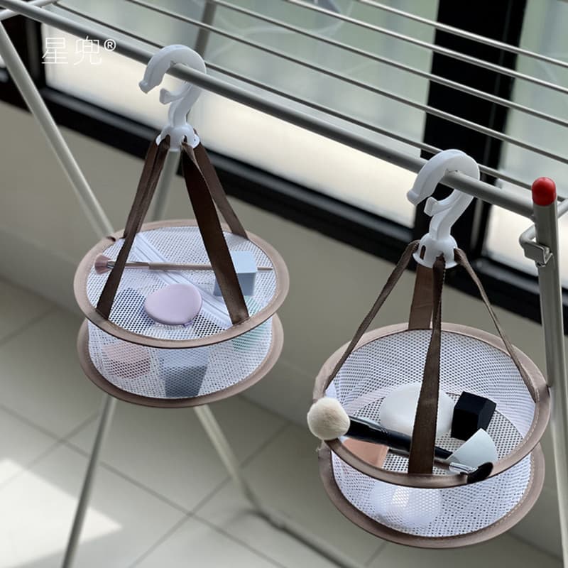 Estrela bolso beleza ovo secagem Net bolso maquiagem esponja Puff maquiagem escova ferramenta de secagem com tampa dupla
