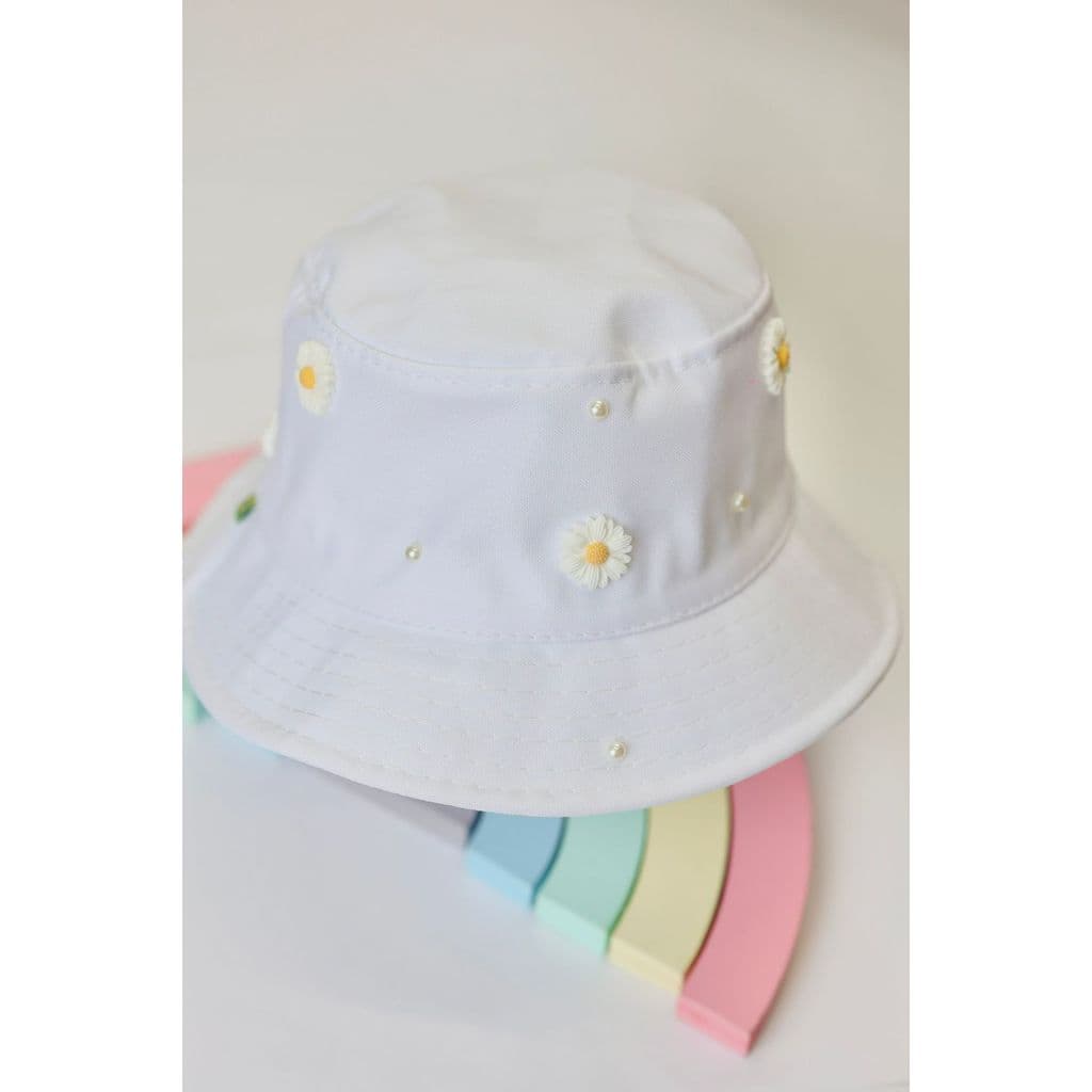 Buckets infantil personalizado/ Tendência/ com boneca de Biscuit Margarida  /Hat Criança Proteção Solar