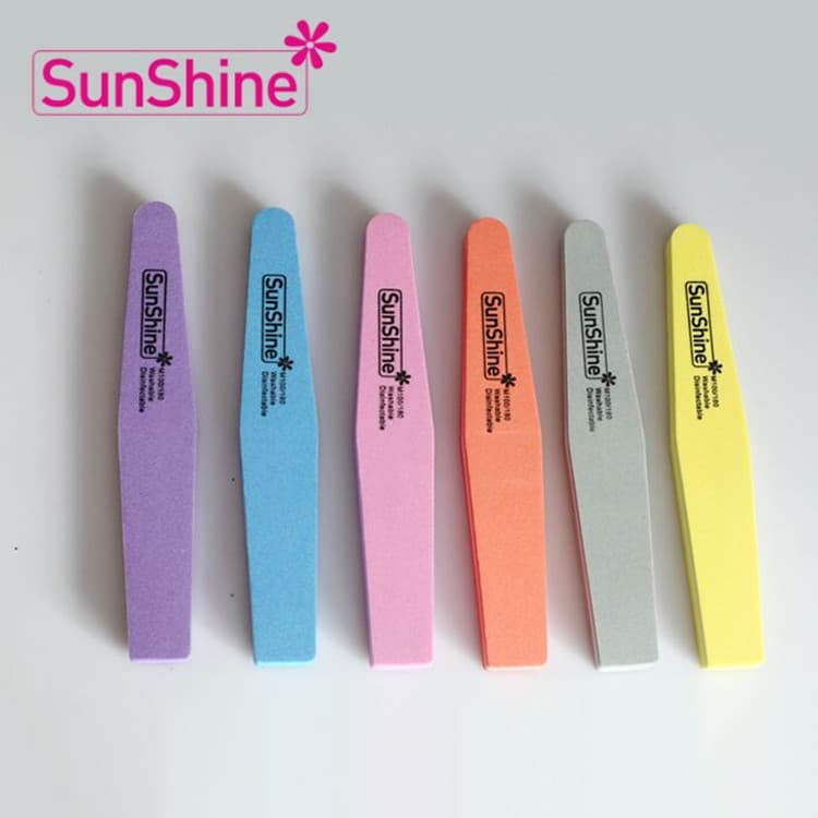 Conjunto de ferramentas de manicure em forma de diamante esponja arquivo tira dupla face arquivo de unhas suprimentos ac