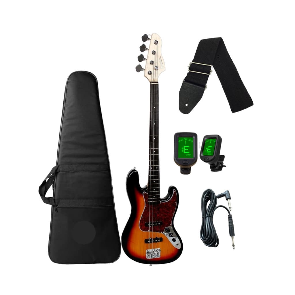Contra Baixo Giannini GB-100 3TS/TT sunburst + Acessórios