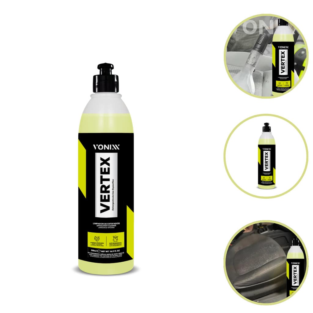 Limpador de Estofados Ultra Concentrado Vertex 500ml Vonixx