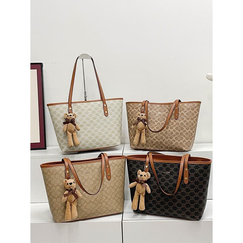 Saco de grande capacidade passeio 2025 moda portátil All-Match um ombro commuter Premium Tote commuter saco grande DCCK