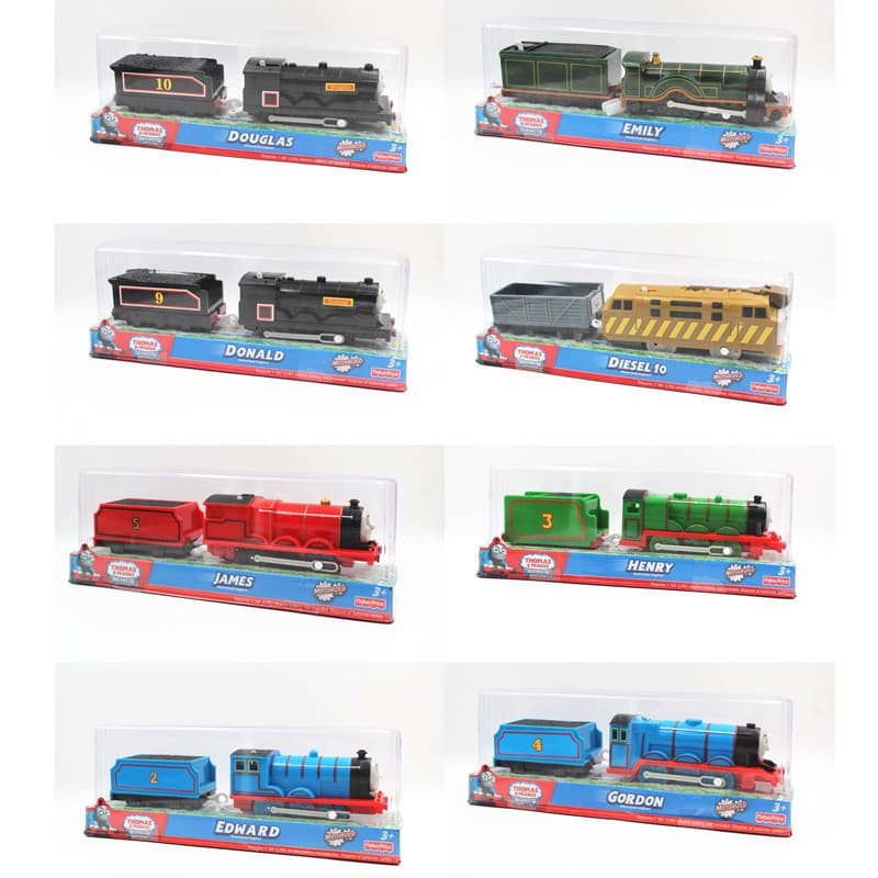 Conjunto de Trem Elétrico Thomas o Tanque, Trem Elétrico Gordon, Edward, Henry, James, Emily