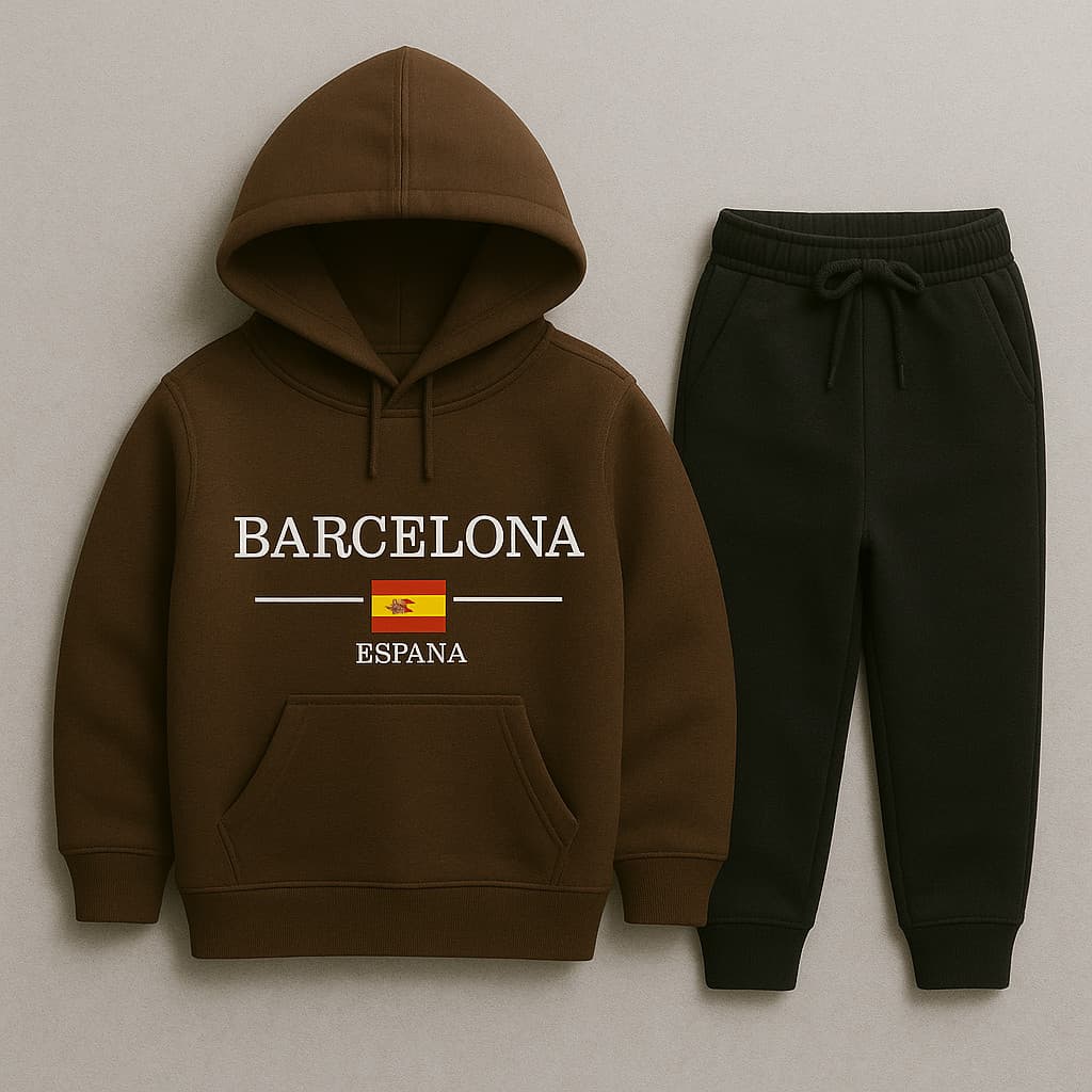 Conjunto Moletom Infantil Masculino Blusa e Calça Preta Infantil  Kids Moleton kids