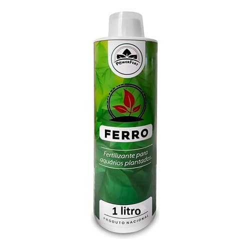 Fertilizante Aquário Plantado Fe2+ Ferro 1 L Powerfert