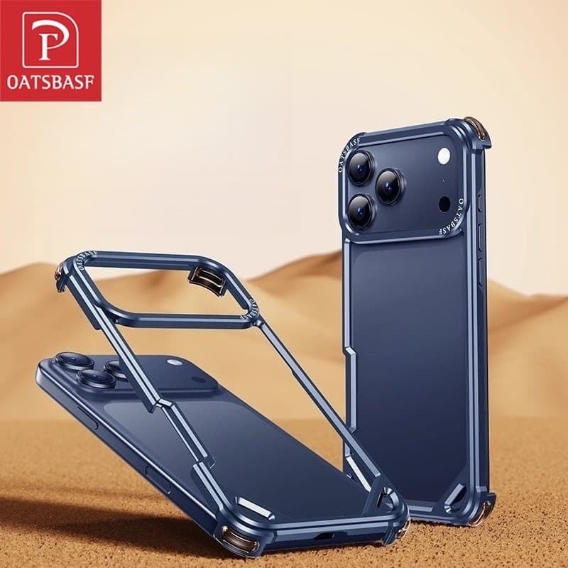 OATSBASF Capa protetora MagSafe com amortecimento, resistente a impactos com dissipação de calor para iPhone 17 Pro Max