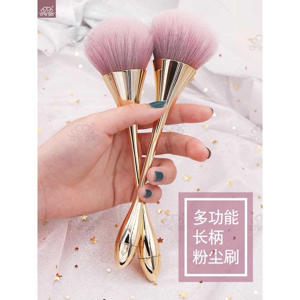 Ferramentas de manicure influenciador manicure escova de poeira beleza maquiagem Blush escova multifuncional pincel de m