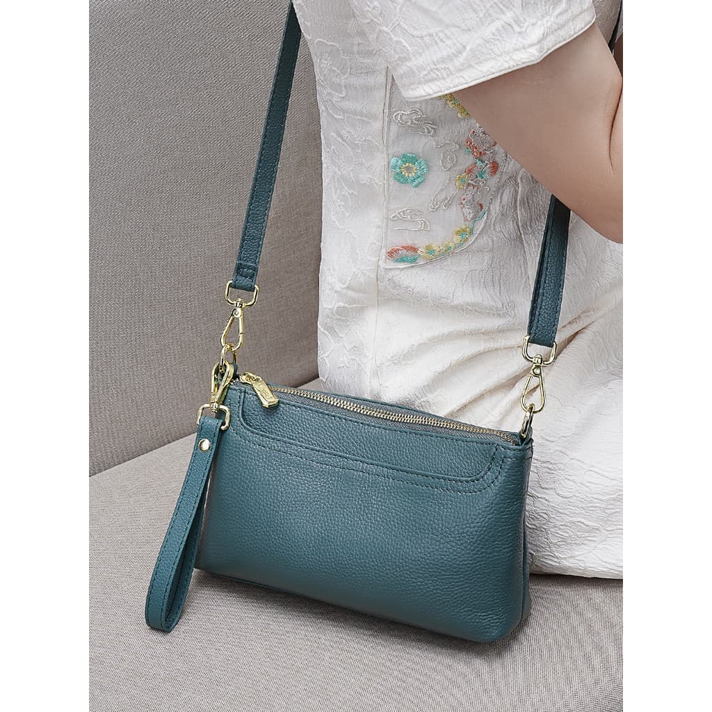 Senhoras bolsa 2026 novo estilo moda All-Match couro genuíno pode ombro saco do mensageiro Casual embreagem senhoras sac