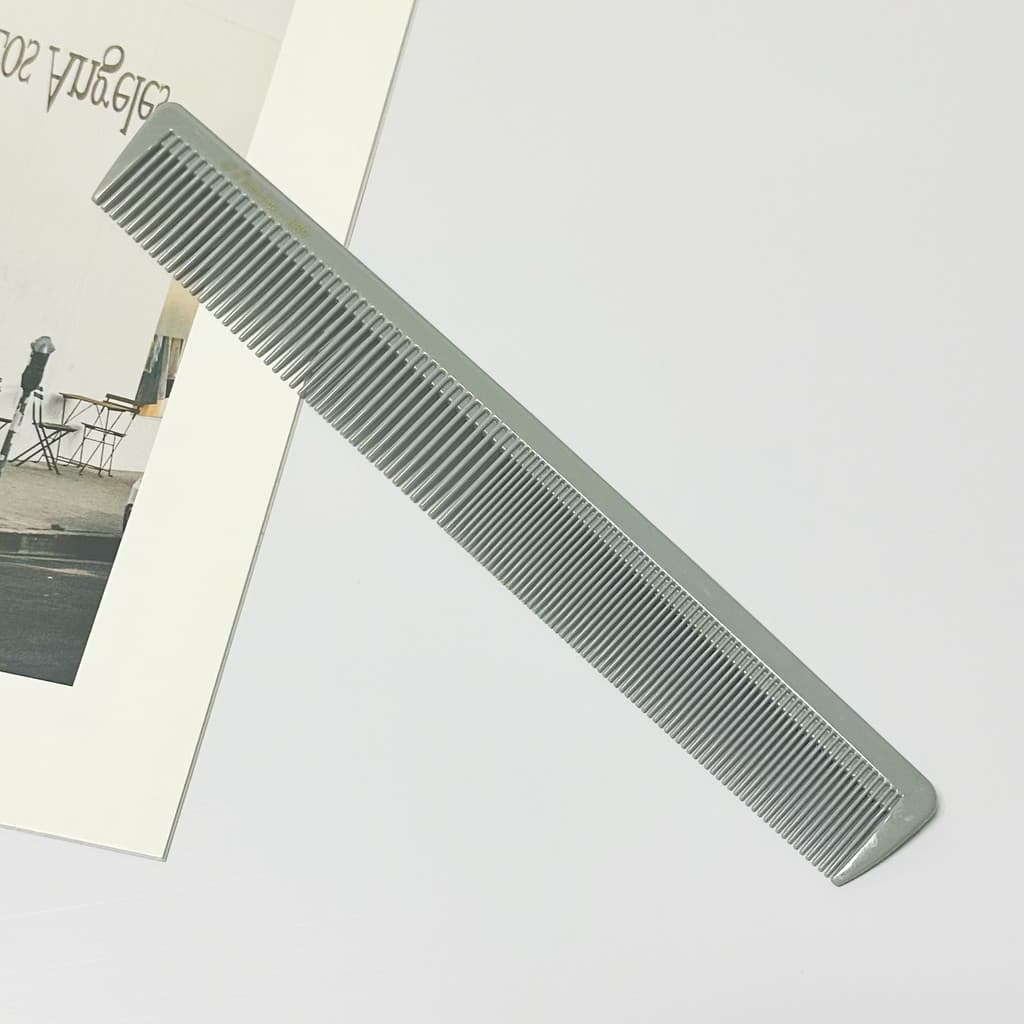 689 pente tesoura de cabeleireiro pente cabeleireiro dedicado profissional barbeiro ferramenta cabeça plana Push Edge de