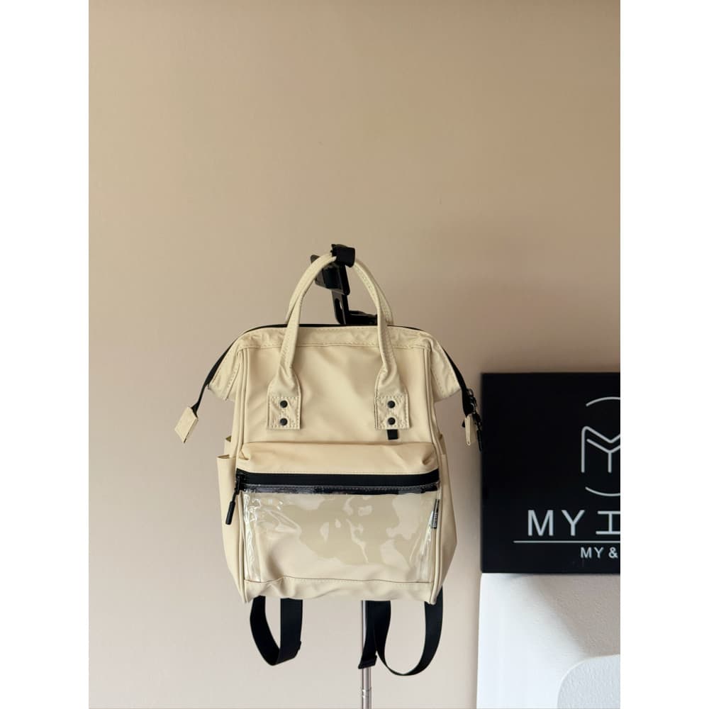 MINHA corrida longe de casa série mochila mochila saco de dor mochila portátil simples All-Match novo estilo na moda
