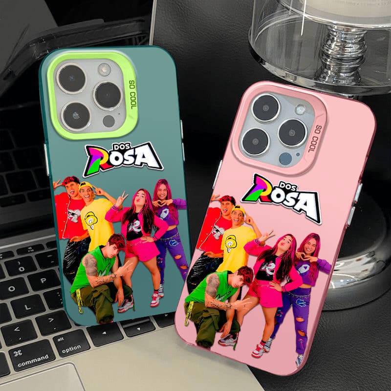 Capinha personalizado Resistente A Choques de emilly vick dos rosa para iPhone x xr xs max 12 14 15 16 pro max capa