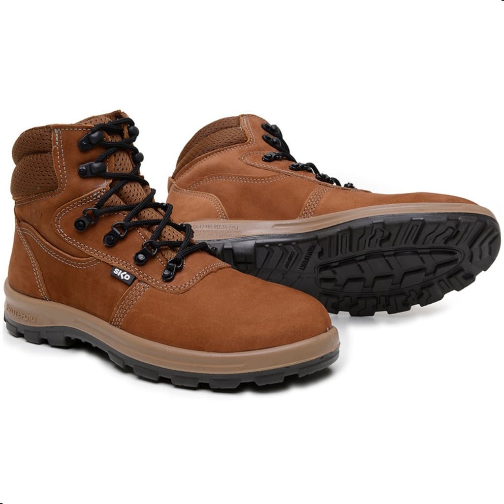 Bota Coturno De Couro Masculino Casual Leve Conforto
