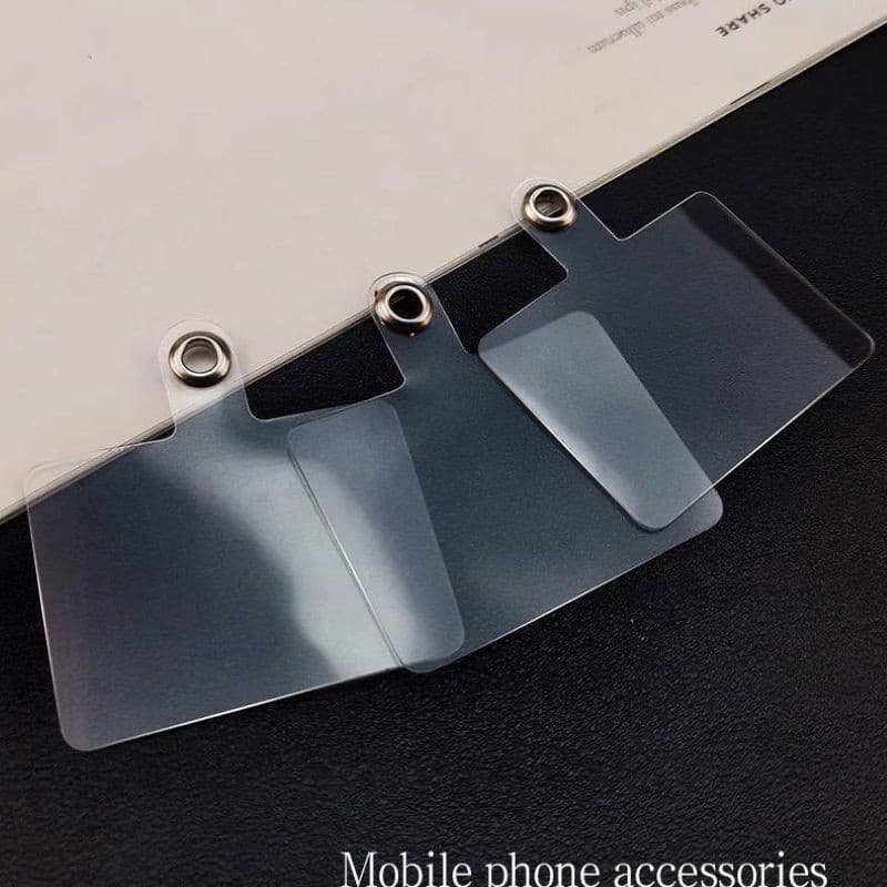 Kit 5/10/20 Unidades Suporte de fixação Para Cordão Telefone Celular Almofada De TPU Transparente