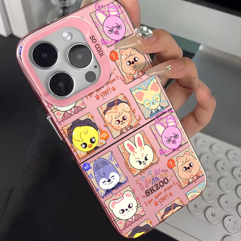 Capinha de Stray Kids para iPhone 11 13 x xr xs max 12 14 15 16 pro max 7 15 Plus 12 pro capa anti impacto