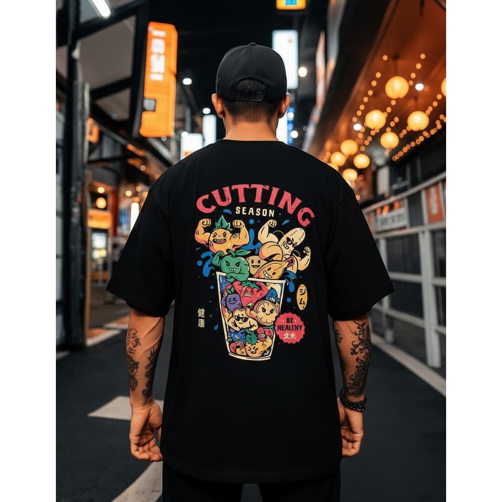 Camiseta Oversized Camisa Streetwear Treino Pesado Cuting Academia Id066