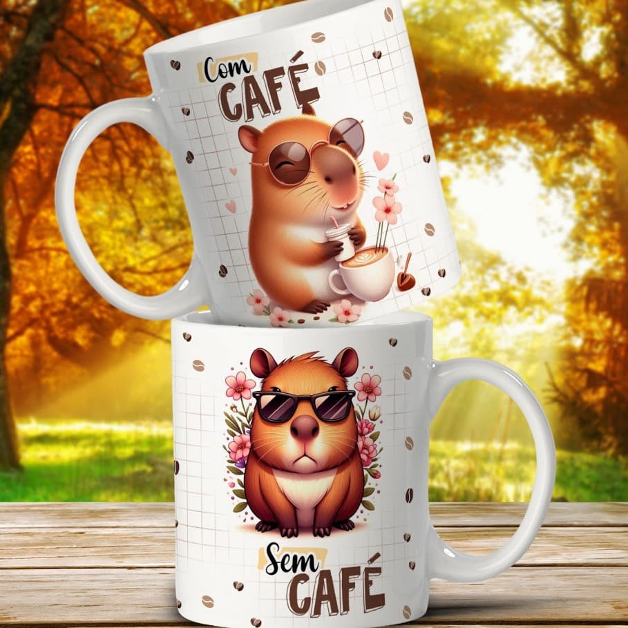 CANECAS CAPIVARAS ENGRAÇADAS