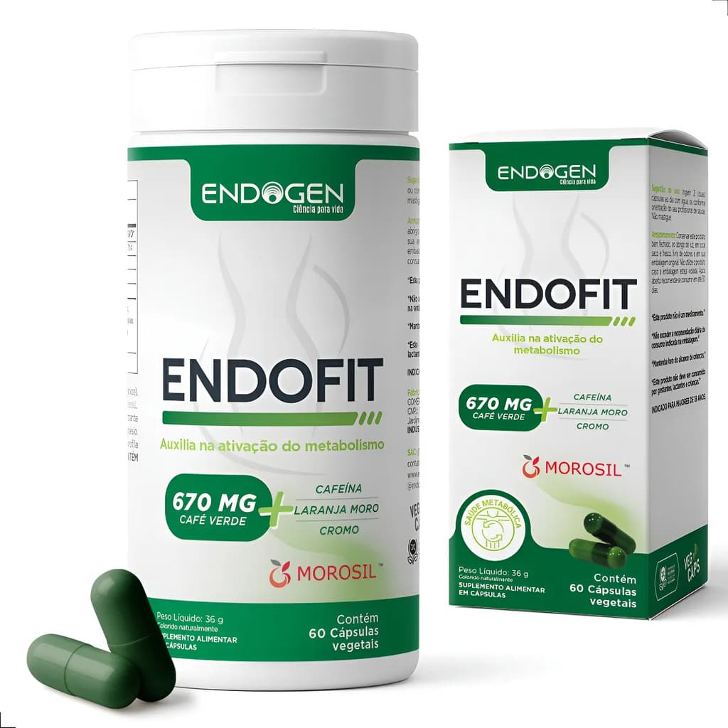 EndoFIT Endogen 60 Cápsulas Suplemento Metabólico Natural