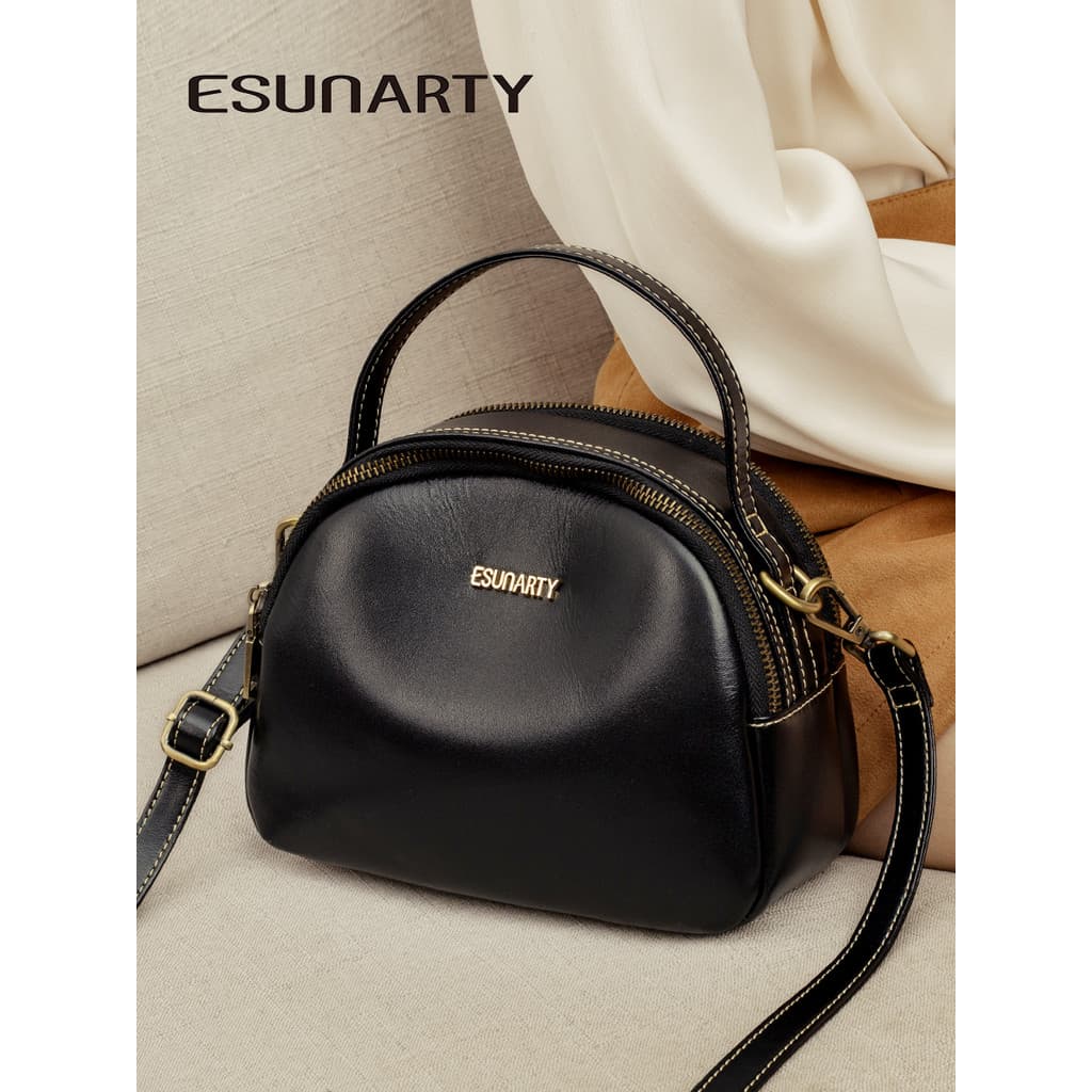 Bolsa Crossbody feminina 2025 novo estilo moda alça de ombro larga bolsa de ombro High-End Multi-camada de couro macio p