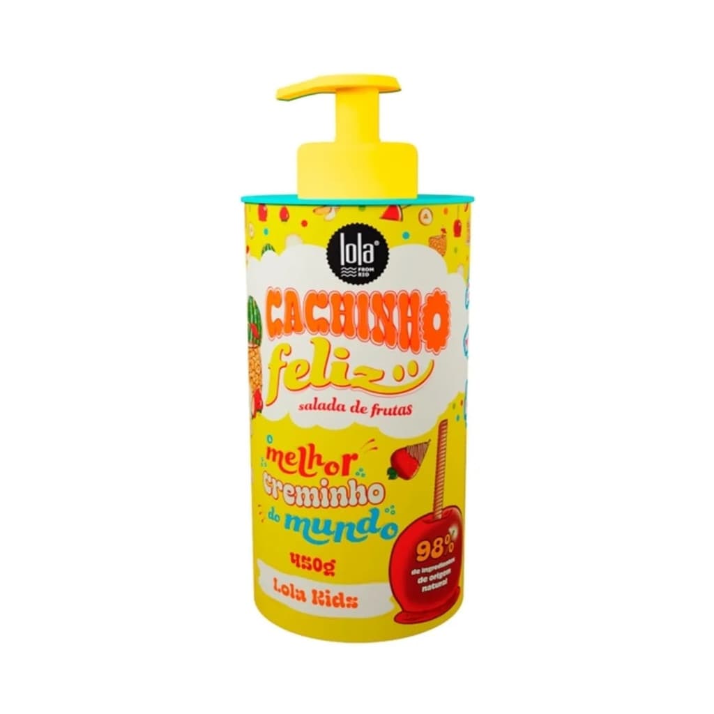 Creme Pentear LolaCosmetics Cachinho Feliz Salada Fruta 450g