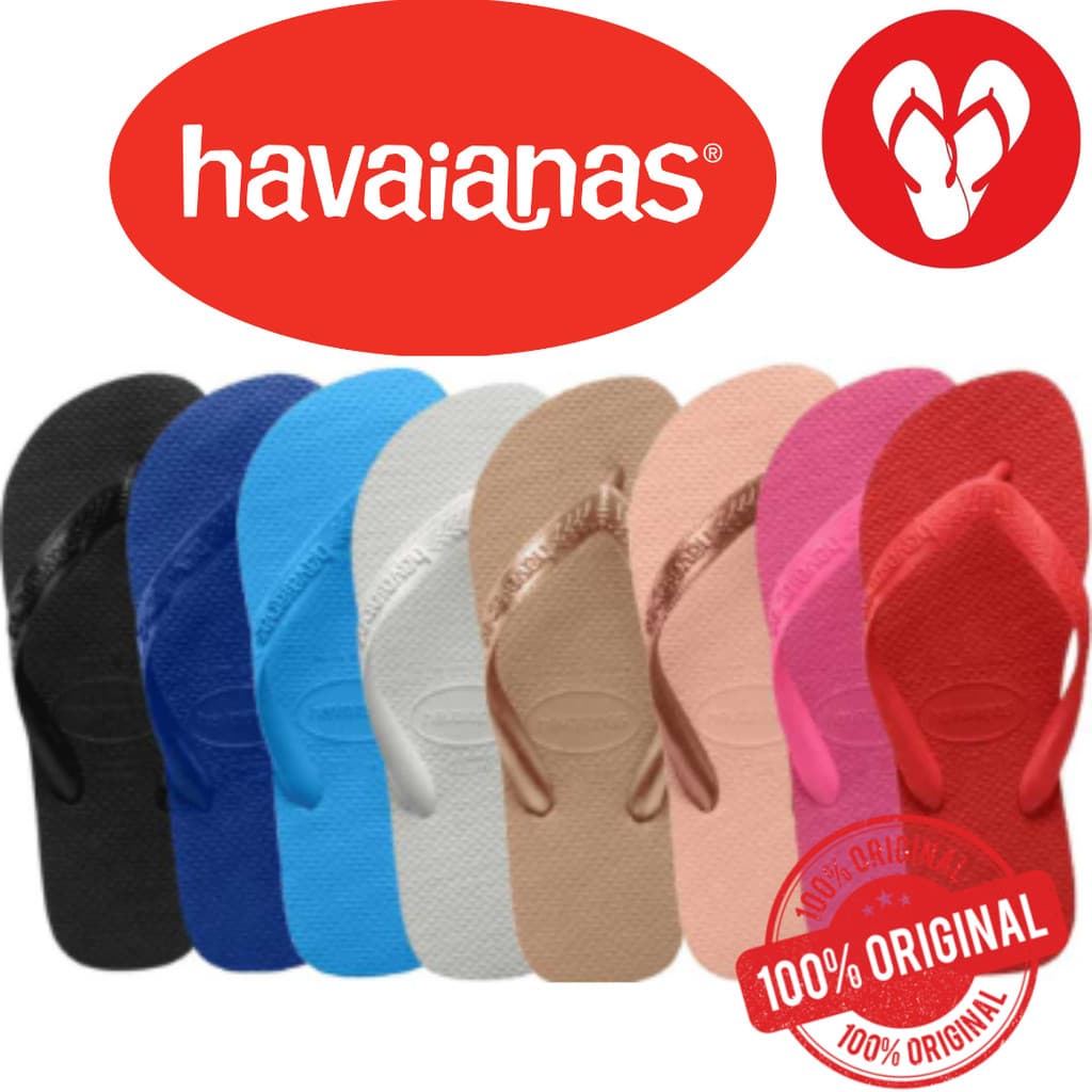 Havaianas Top Original - Sandália Chinela Masculino Feminino Macio Confortável Adulto Dia Dia