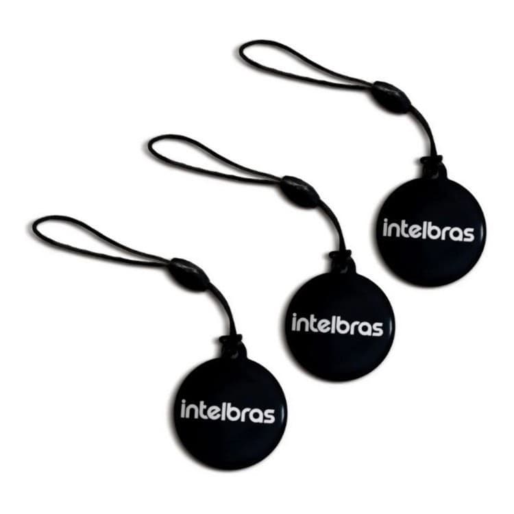 Kit 3 Chaveiro De Aproximação Tag Intelbras Xid 1000 Rfid