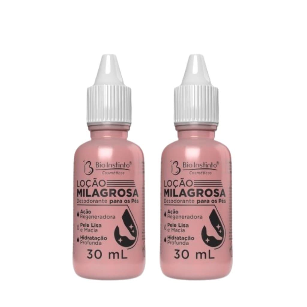 Kit 2 Loção Milagrosa Para Os Pés 30Ml - Bio Instinto