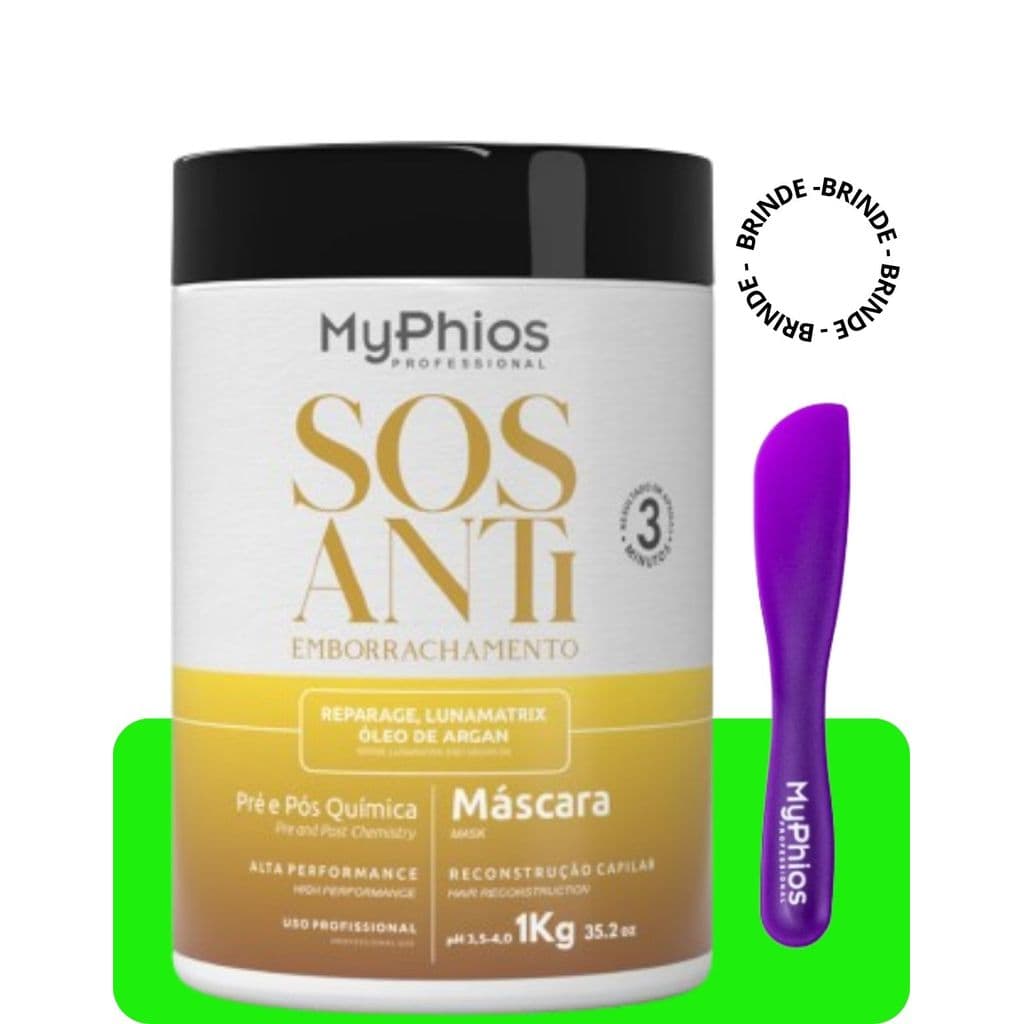 SOS Anti Emborrachamento My Phios Reconstrutor Capilar 1KG