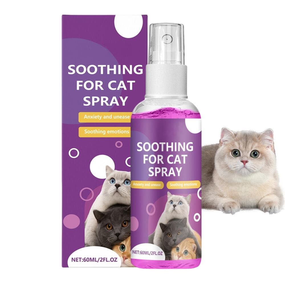 Spray Calmante de Feromônio para Animais de Estimação e Repelente de Arranhões para Gatos - Reduz Arranhões em Móveis, X